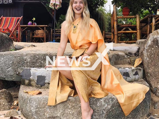 Ashley Oosthuizen poses in undated photo. The 26-year-old South African woman's sentence has been reduced in Thailand on Mar.27, 2025. Note: Private photo taken from social media. (A voice for Ashley Oosthuizen /Newsflash/NX)