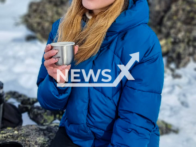 Anastasia Bachurina poses in undated photo. She died in Priuralsky District, Russia, on May 1, 2025. Note: Private photo taken from social media. (Newsflash/NX)