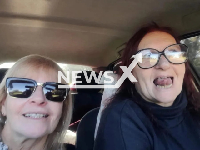 Picture shows sisters Miriam (left) and Gladys De la Torre (right), undated. They died in an accident after leaving Mar de Plata, Argentina, on May 01, 2025. Note: Private photo taken from local media. (Newsflash/NX)