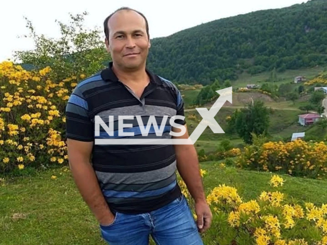 Construction worker Hakan Yakisan poses in undated photo. He lost his life when a freight elevator cabin fell on him at the construction site where he was working in the Aybasti district of Ordu, Turkey. Note: Private photo taken from local media. (Newsflash/NX)