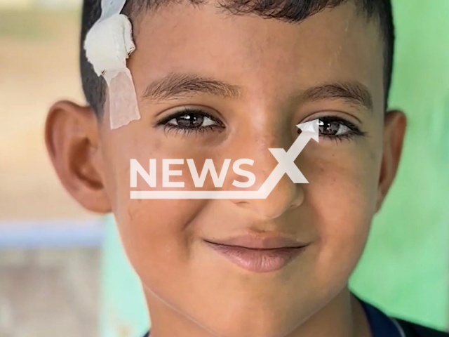 Picture shows Mateus, undated. He saved his little cousin in Palmeira dos Indios, Brazil. Note: Image is a screenshot from video. (Newsflash/NX)