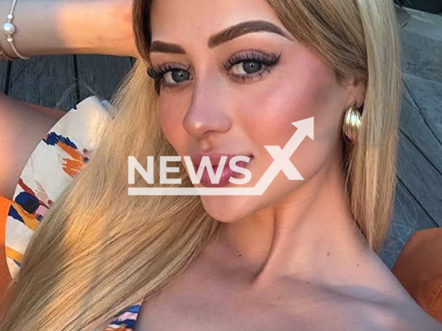 Valeria Marquez, 23, poses in undated photo. She was killed in Zapopan , Jalisco, Mexico, on May 13, 2025. Note: Private photo taken from social media. (Newsflash/NX)