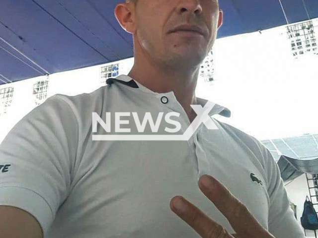 Picture shows Arles Antonio Claro, undated. He lost his life in an unusual incident in Ocana, Colombia,  on May 13, 2025. Note: Private photo taken from social media. (Newsflash/NX)