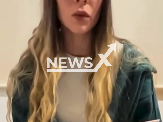 Picture shows Priscila Sand, undated. The Argentinian woman reported she was being held in captivity in Mexico City, Mexico. Note: Image is a screenshot from video. (Newsflash/NX)