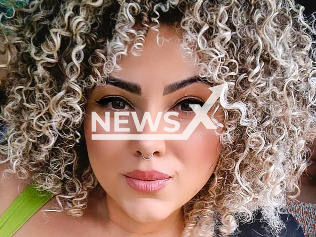 Amanda Caroline de Almeida poses in undated photo. She was killed in Osasco, Brazil. Note: Private photo taken from social media. (Newsflash/NX)