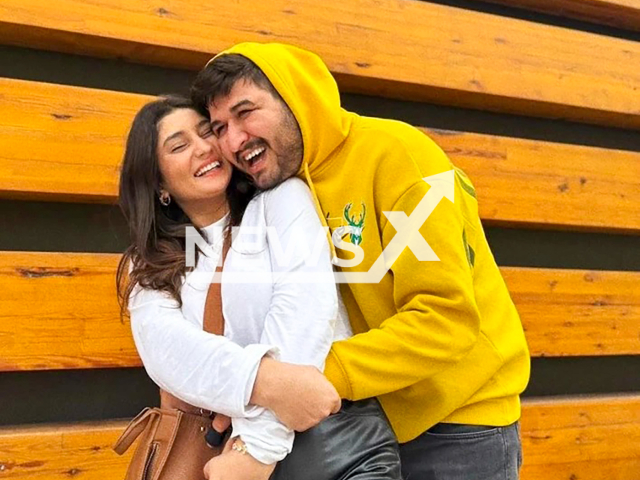 Picture shows Halit Can Sakman, 26, with Sevcan Demir Sakman, 26, undated. He killed her with cleaver in Antalya, Turkey. Note: Private photo taken from local media. (Newsflash/NX)