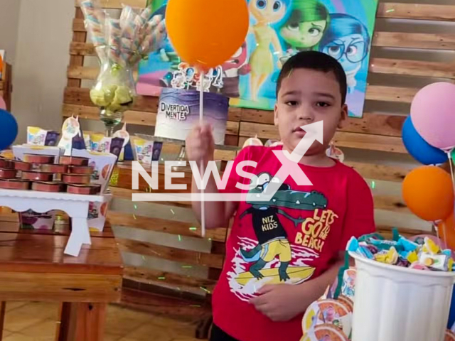 Italo Alves dos Santos, 4, poses in undated photo. He died after being bitten by a rattlesnake in the city of Equador, Brazil, May 22, 2025. Note: Private photo taken from local media. (Newsflash/NX)