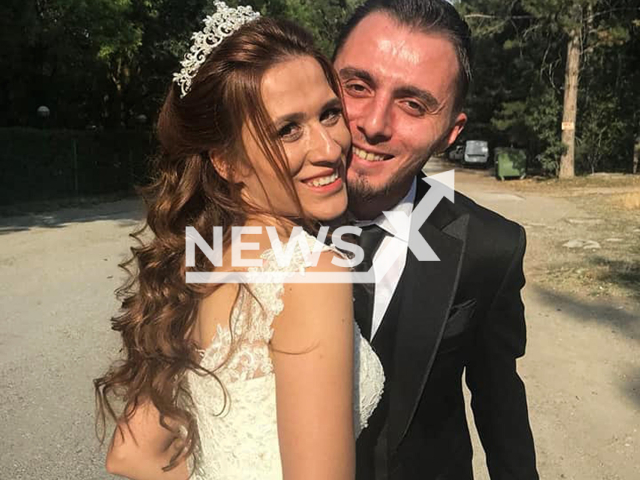 Doctor Mehmet Baltaci and his wife Guler Baltaci pose in undated photo. They lost their lives when a decorative arch fell on them in Izmir, Turkey, May 25, 2025. Note: Private photo taken from social media. (Newsflash/NX)