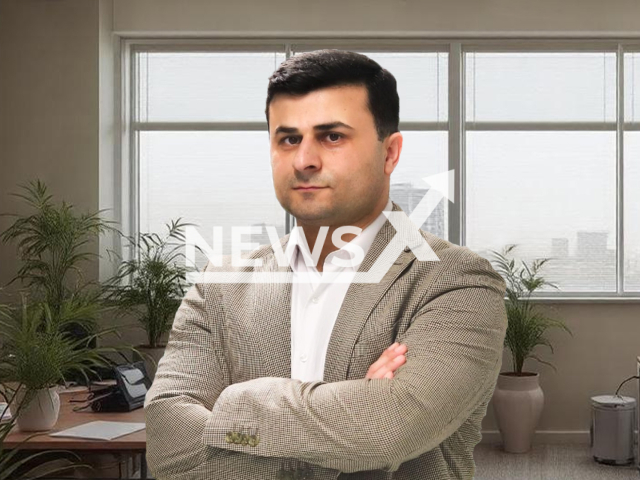 Picture shows Dr. Ali Ozdakak, undated. He is suspected of masterminding the attack at Frankfurt am Main, Germany, on Aug.20, 2024. Note: Photo from school. (EM Strasbourg Business School/Newsflash/NX)