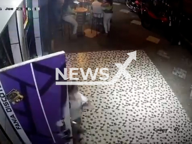 A group of armed attackers open fire in a nightclub in Bastion Popular, Guayaquil, Ecuador, on May 29, 2025. One woman died and nine were injured. Note: Photo is a screenshot from a video. (Newsflash/NX)