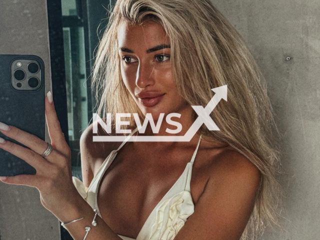 Kristina Belaya, 24, poses in undated photo. She died in an accident in Kartaly, Russia. Note: Private photo taken from social media. (Newsflash/NX)