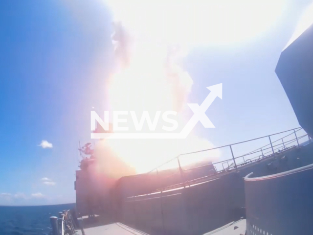 Russian high-precision, long-range sea- and air-based weapons have hit Ukrainian production facilities and manpower in May 2022.
Note: This picture is a screenshot from the video.
(Ministry of Defense of Russia/Newsflash)