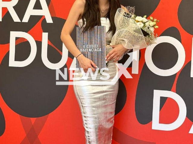 Gaia Pagliuca poses in undated photo. She died three days after a tooth operation on Sept. 29, 2024. Note: Private photo taken from social media. (Newsflash/NX)