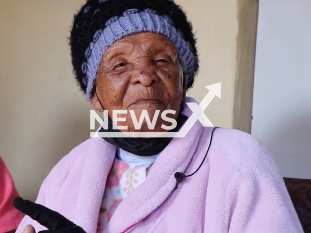 South Africa's oldest person, Johanna Mazibuko, (pictured) celebrated her 128th birthday on 11th May 2022. Note: Picture is a screenshot from a video (Newsflash)