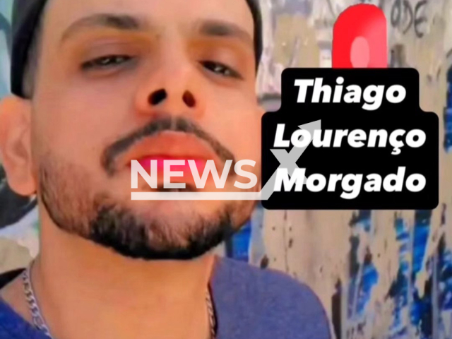Picture shows the victim, Thiago Lourenco Morgado, undated. He was killed in Rio de Janeiro, Brazil. Note: Private photo taken from social media. (Newsflash/NX)