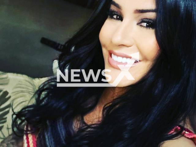Anne Casaes poses in undated photo. She is identified as the 'Lady of Crime'. Note: Private photo taken from social media. (Newsflash/NX)