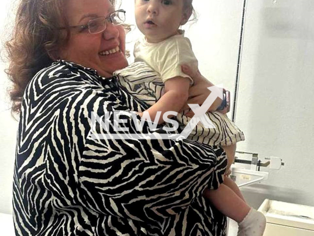 Picture shows Maria Makarova and the little Nicole, undated. Ekaterina Burnazkina left her newborn baby in a toilet bowl in the Antalya Airport on Oct.13, 2024. Note: Private photo. (Newsflash/NX)