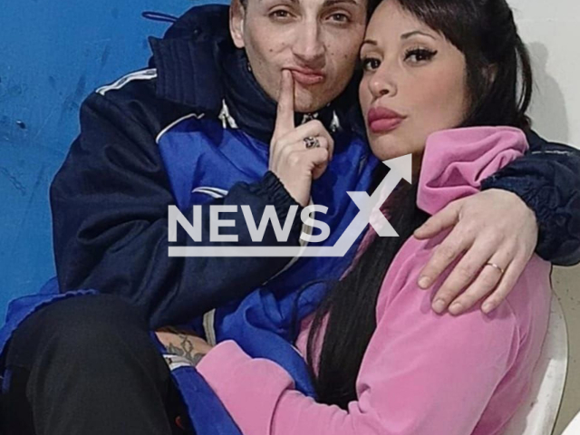 Picture shows Yesica Noelia Duarte Martinez and Nicolas Castro Oviedo, undated. Oviedo killed her in Berisso, Argentina, on Jul.27, 2025. Note: Private photo taken from social media. (Newsflash/NX)