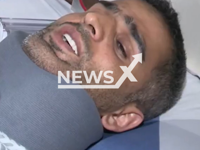 Picture shows Mudasir Ahmad, undated. He was one of the staff who were attacked at the Srinagar airport, India, on Jul.26, 2025. Note: Image is a screenshot from video. (Newsflash/NX)