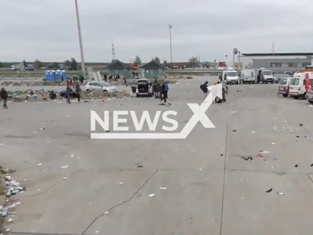 Illustrative photo shows a migrant centre, undated. A Turkish family were accused of scamming the welfare system in Branau, Austria. Note: Image is a screenshot from video. (Newsflash/NX)