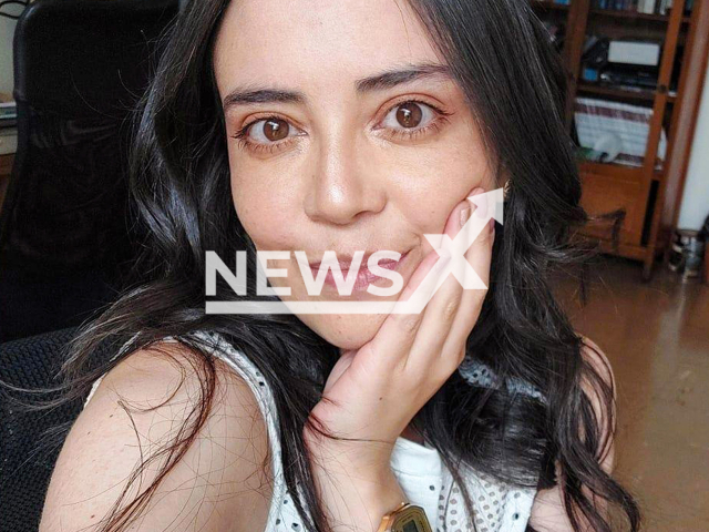 Andrea del Pilar Fandino Palacios poses in undated photo. She died after a swarm of bees attacked her in Ortega, Colombia. Note: Private photo taken from social media. (Newsflash/NX)
