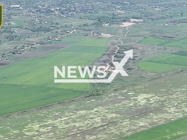 Ukrainian artillery of 28th separate mechanized brigade destroy Russian self-propelled artillery mount Khosta and ammunition, in Ukraine, in May, 2022. Note: Photo is a screenshot from the video (@28brigade/Newsflash)