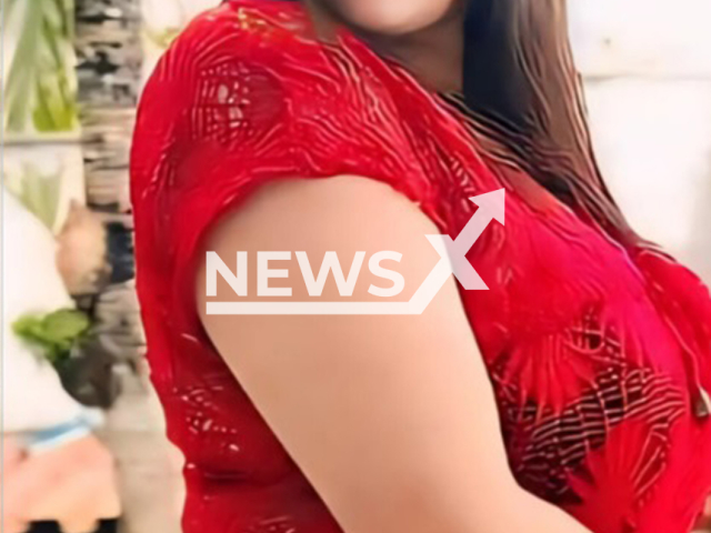 Jeane Rodrigues do Prado poses in undated photo. She was killed in Pouso Alegre, Brazil. Note: Private photo. (Newsflash/NX)