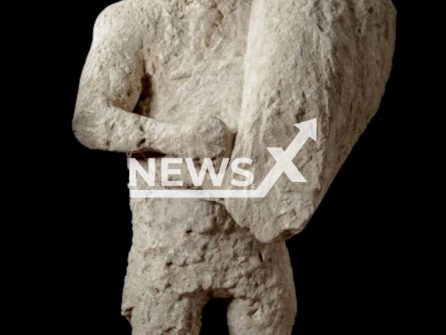 The best preserved statue found in 2014.  Note: Photo from a press statment. (MiC/Newsflash)