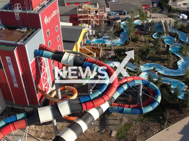 Illustrative photo shows the Rulantica resort at the Europa Park in Rust, Germany, undated. A 31-year-old Romanian abused a six-year-old girl on Aug.09, 2025. Note: Image is a screenshot from video. (Newsflash/NX)