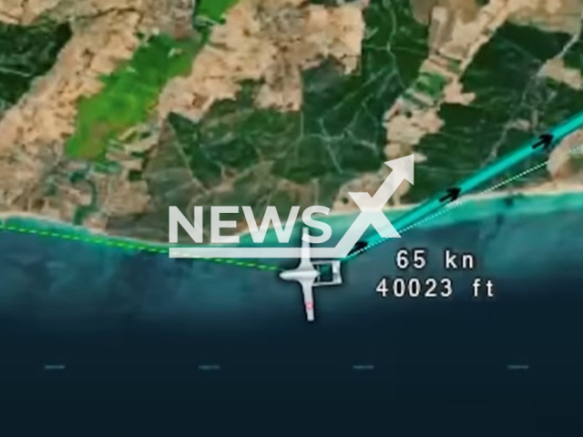 BAYRAKTAR TB2T-AI broke an altitude record in its class by reaching 40,023 feet. Note: Image is a screenshot from video. (Newsflash/NX)