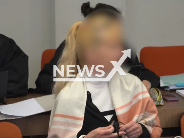 Picture shows the defendant Patricia S., 58, undated. She was sentenced to life for a murder plot against her husband in Munich, Germany. Note: Image is a screenshot from video. (Newsflash/NX)