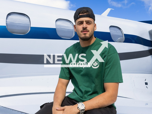 Picture shows Luan Kovarik, better known as Jon Vlogs, undated. He and his friends could face a multi-million dollar fine from Ibama after controversy over fish pirarucus in AM, Brazil. Note: Private photo taken from social media. (@jonvlogs/Newsflash/NX)