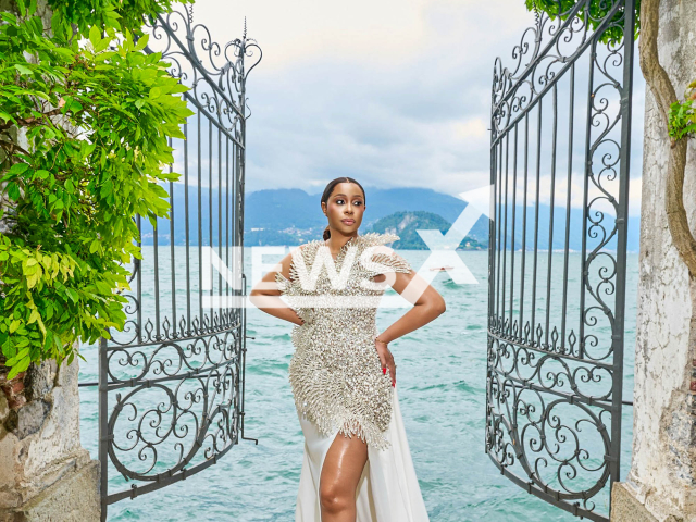 Pokello Nare poses in undated photo. She celebrated her 40th birhtday on Lake Como in Italy. Note: Private photo taken from social media. (@queenofswaggerofficial/Newsflash/NX)