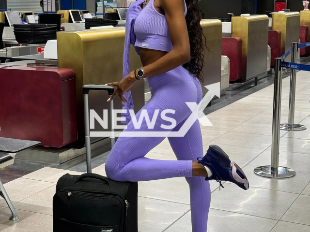 Miss Grand Prix Estefani Yan, 27, poses in undated photo. She is living in Carpi, Italy. Note: Private photo taken from social media. (@estefany.yan/Newsflash/NX)