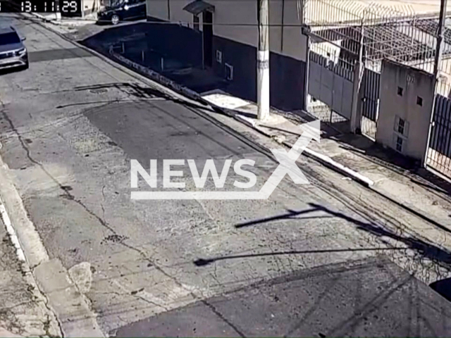 Driver reacts to robbery, runs over criminal and is shot in Sao Paulo, Brazil, Sep. 3, 2025. The man was rescued and is in stable condition. Note: Photo is a screenshot from a video. (Newsflash/NX)