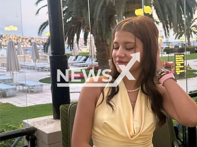 Hilal Ozdemir, 15, poses in undated photo. She was killed by her boyfriend Ayberk Kurtulus in Sariyer, Turkey, on 30 August 2025. Note: Private photo. (Newsflash/NX)