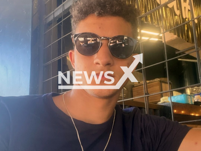 Artur Martins Santos poses in undated photo. He was killed in Divinopolis, Brazil, on Sept.02,2025. Note: Private photo. (Newsflash/NX)