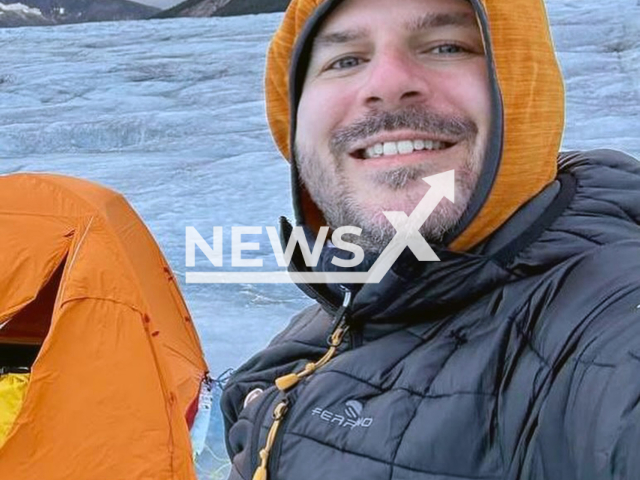 Riccardo Pozzobon poses in undated photo. He fell in a stream on a glacier in Alaska, USA, on Sept.02,2025. Note: Private photo. (Newsflash/NX)