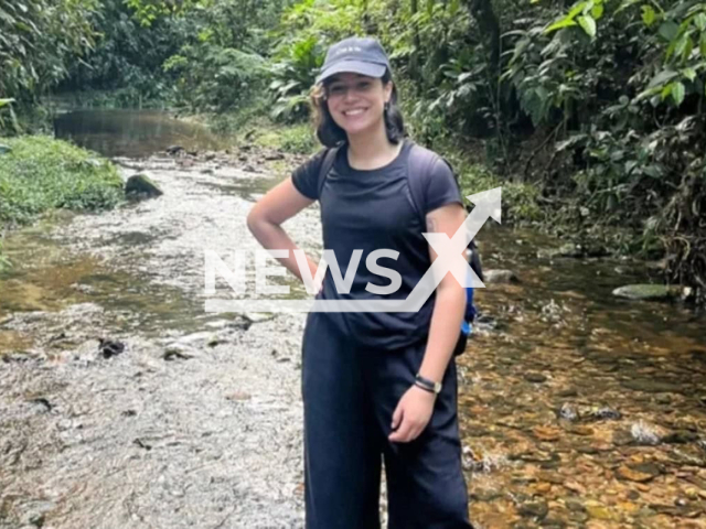 Adrielly Ferreira Santana poses in undated photo. She was found dead in Sao Bernardo do Campo, Brazil, on Sept. 04,2025.Note: Private photo. (Newsflash/NX)