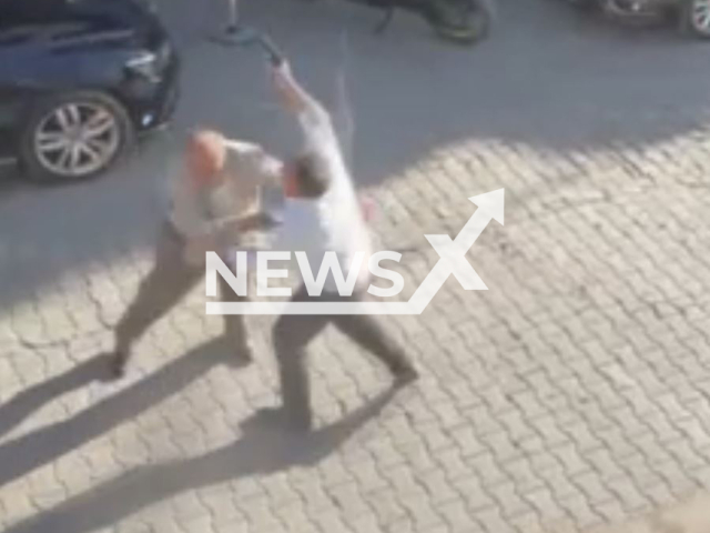 Video shows the fight between two groups in Bulanik, Turkey, on Sept.09,2025. Two people died. Note: Photo is a screenshot from a video(Newsflash/NX)
