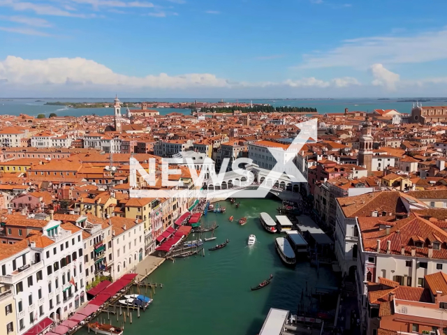 Illustrative photo shows the city of Venice, Italy. A Jewish couple were attacked by a group of men on the night between Sept 07 and 08, 2025. Note: Image is a screenshot from video. (Newsflash/NX)