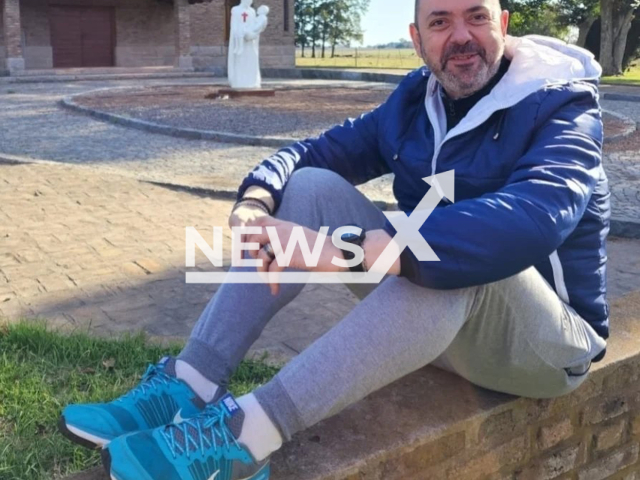 Alejandro Mario Ainsworth poses in undated photo. He was found dead in Rio de Janeiro, Brazil, on Sept.08,2025. Note: Private photo taken from social media. (Newsflash/NX)