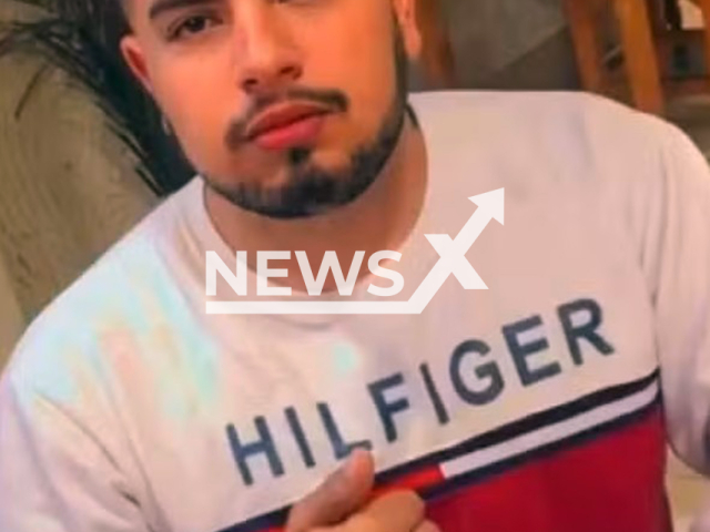Carlos Willian Rodrigues Martins, 25, posing in an undated photo.
He died after his motorcycle crashed into a pole and caught fire in the Novo Horizonte neighborhood of Goiania, Brazil on Sunday, Sep. 14, 2025.
Note: Private photo.
(Clipzilla/NX)