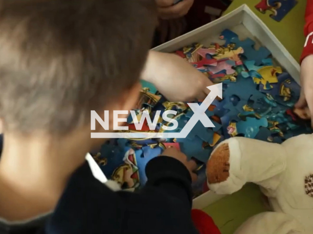 Vyacheslav Yalov, 18, became a guardian for four younger brothers and sisters when their mother was killed by an enemy shell, in the Donetsk region, Ukraine, in Mrach, 2022. Note: Picture is a screenshot from a video (Drohobych City Council/Newsflash)