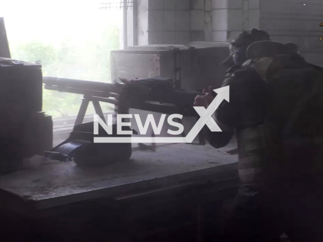 The People's Militia of the Donetsk People's Republic break trough on Ukrainian territory, in May, 2022. Note: Picture is a screenshot from a video (@nm_dnr/Newsflash)