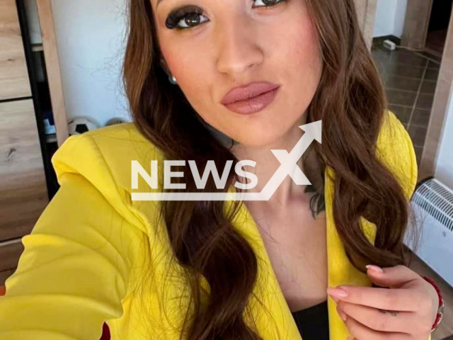 Katarina Mitrovic poses in undated photo. She died after she was shot by her father in Vienna, Austria, on Sept.16,2025. Note: Private photo. (Newsflash/NX)