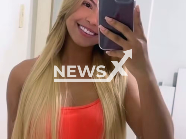 Lindsey da Silva poses in undated photo. She was killed with 60 stab wounds in Pinheiropolis, Brazil, on Sept.22,2025.  Note: Private photo. (Newsflash/NX)