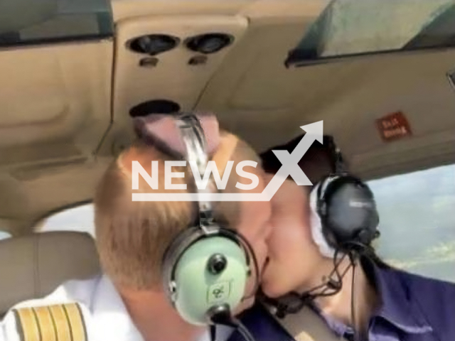 A Russian pilot and a cadet of the Sasovo military school were reportedly fired for allegedly having intercourse during the flight. Note: Private picture (Newsflash)