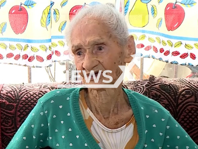 Picture shows Joana, 116, undated. She is the new candidate for the title of oldest woman in the world. Note: Image is a screenshot from video. (Newsflash/NX)