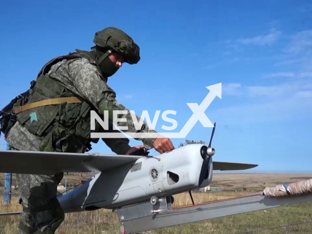 The combat work of the crews of the 152-mm self-propelled howitzers Msta-S and Acacia-M, of the Russian Army, in May, 2022, in Ukraine. Note: Picture is a screenshot from a video (Ministry of Defense of the Russian Federation/Newsflash)